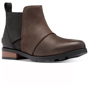 Sorel Emelie Lug Sole Chelsea Booties